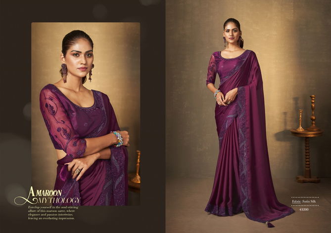 Norita 43200 By Mahotsav Heavy Party Wear Sarees Catalog